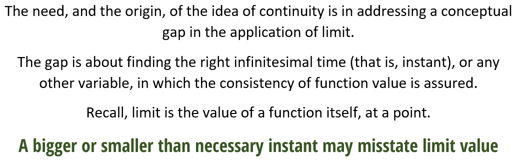 100Percent_Math's tweet photo. To the best of us (in school math), (conceptual) calculus ‘starts and ends at Limit & Continuity.’ Naturally, that is a long story, but crucial; so, here is a short one on the conjoined twins. @NCERT, other textbooks, fail to be explicit on how continuity, at a point, makes Left and Right limits around the point, needless computations!  @OfficialAwwa @IAF_AFFWA @NWWA_INDIANNAVY