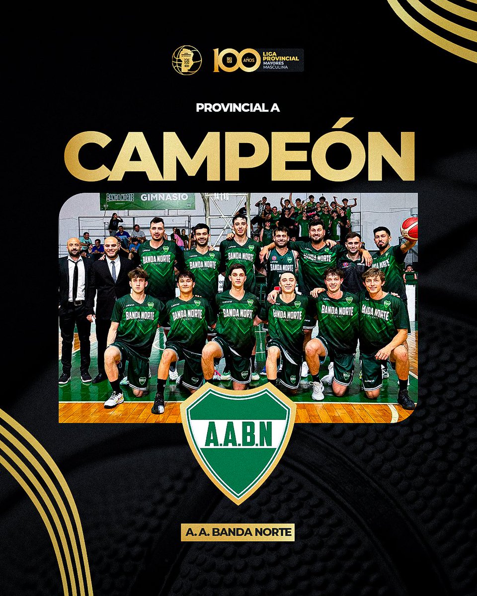 🏆¡BANDA NORTE CAMPEÓN PROVINCIAL!

🔛El equipo de la ciudad de Río Cuarto venció a El Tala de San Francisco por 78-57 y se quedó con el título de la Liga Cordobesa 100 Años

⭐️Segundo campeonato provincial para la institución riocuartense que habia festejado en la 2003/04