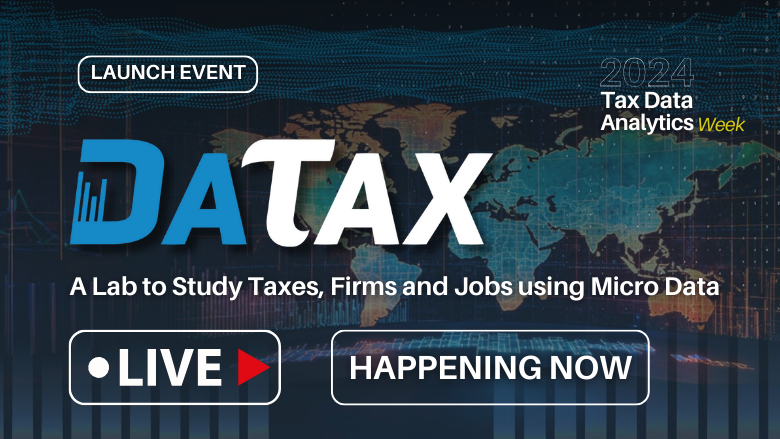 [HAPPENING NOW]🚀 #DaTaxWB has officially launched! <a href="/WorldBank/">WorldBank</a>'s Pablo Saavedra is kicking off the DaTax Launch Event and the 2024 Tax Data Analytics Week.

🎙️ Tune in to hear the latest innovative research with tax microdata &amp; its impact on public finance worldbank.org/en/events/2024…