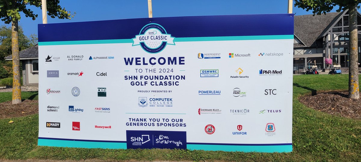 MYorke27's tweet photo. Congrats @SHNFoundation for another very successful golf tournament in support of @SHNcares ! Deer Creek Golf Club ~ fantastic on a super sunny late summers day!  Thanks for your support &amp; sponsoring ~ @carpenters27 @Local675DALI https://t.co/WDbQpZUtmr