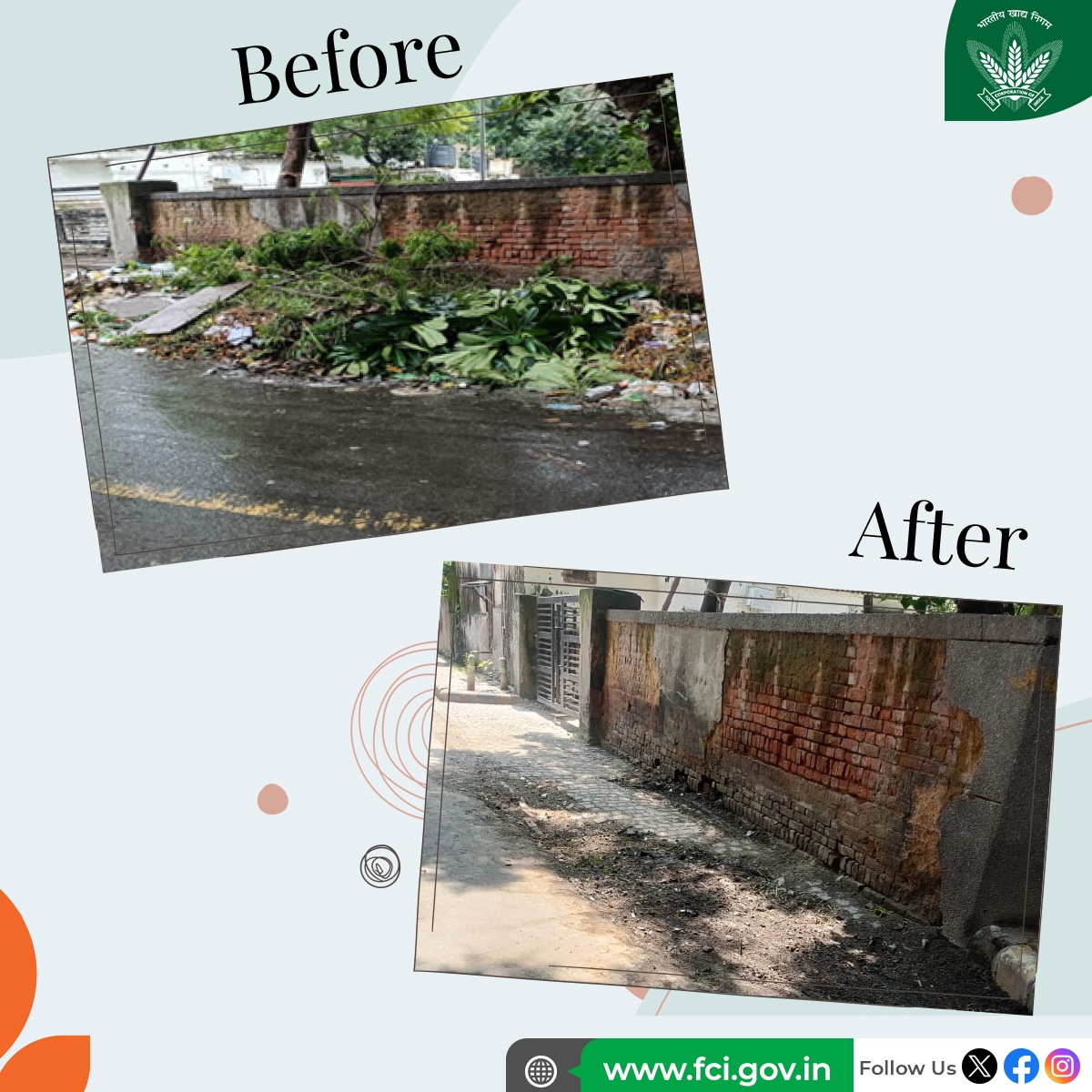 FCI_India's tweet photo. Officers/officials of FCI HQ undertook a mass cleanliness drive under Swachhata Hi Seva 2024 in cooperation with NDMC staff at various identified sites (Black Spots) at Sikandra Lane, Bengali Market area, New Delhi.

#SHS2024 #SwachhataHiSeva2024 #SwabhavSwachhta https://t.co/YD0pUE34r7