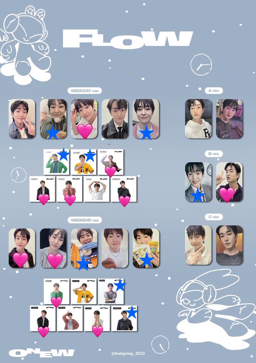 온유 FLOW 포카 교환 구합니다!! 

저: 별
님 : 하트 

팬콘 양일 대면 교환 및 반택 가능
