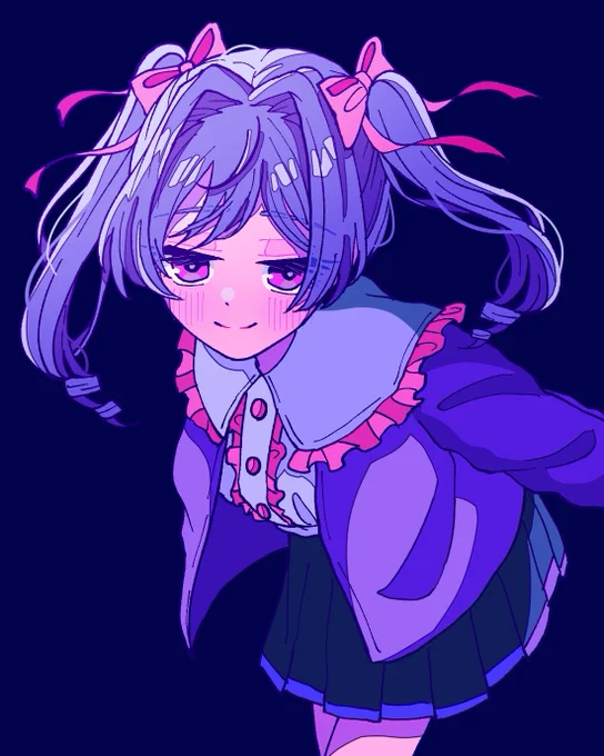 #秋の創作クラスタフォロー祭秋だ〜!!ピンクとムラサキが好きです 