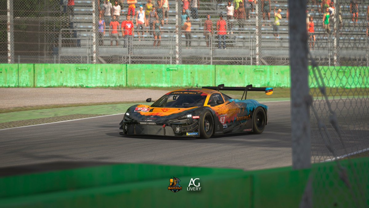 ✅ McLaren 720S GT3

🎨 Lista la nueva pintura que estrenaremos desde esta misma noche en competición <a href="/EMS_iRacing/">European Master Series</a> 

👏 Una vez mas, <a href="/aglivery_/">aglivery</a> con un trabajo ESPECTACULAR

#GoDevils😈