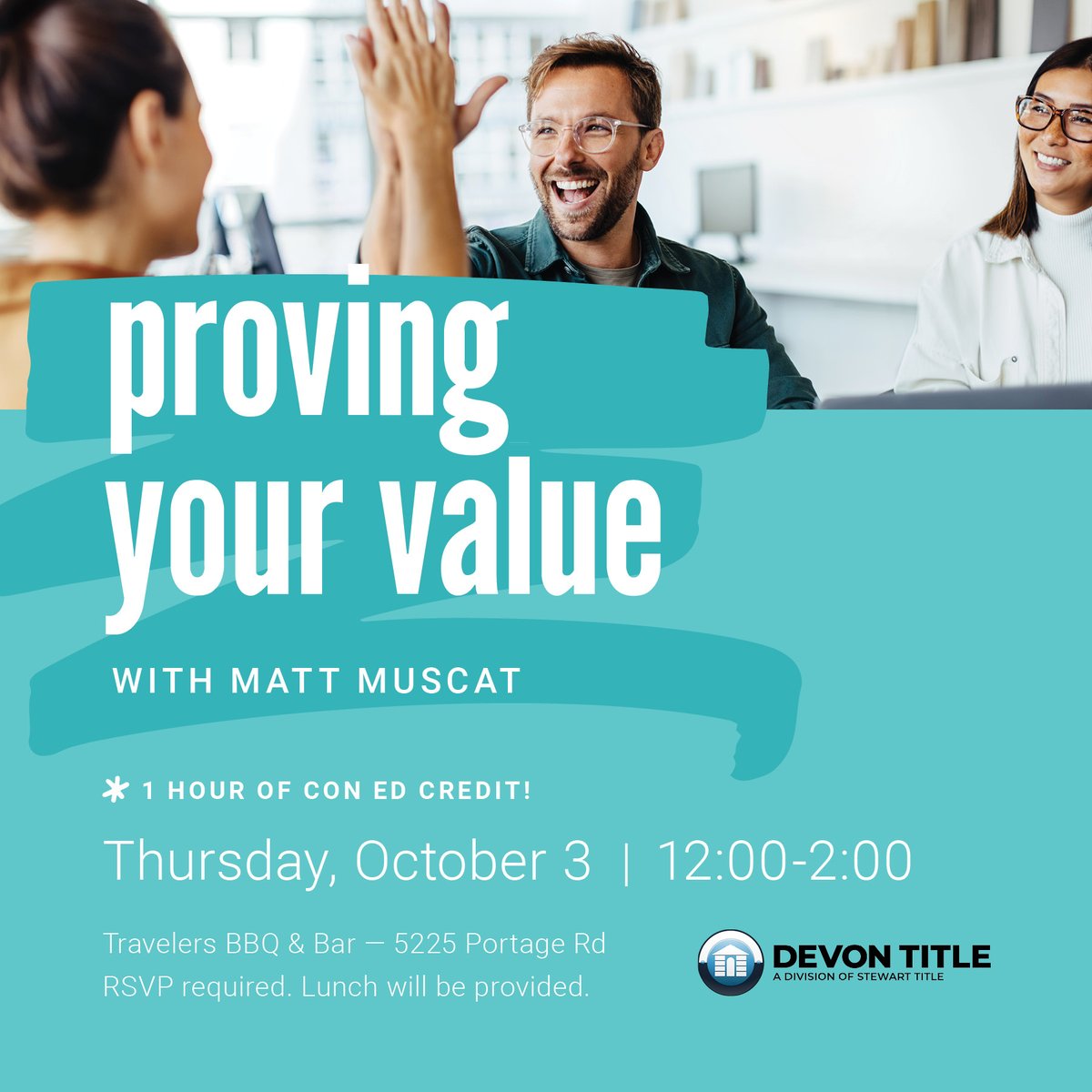 Oct Lunch and learn: proving your value 1stclassmortgageservice.com/2024/09/13/oct…