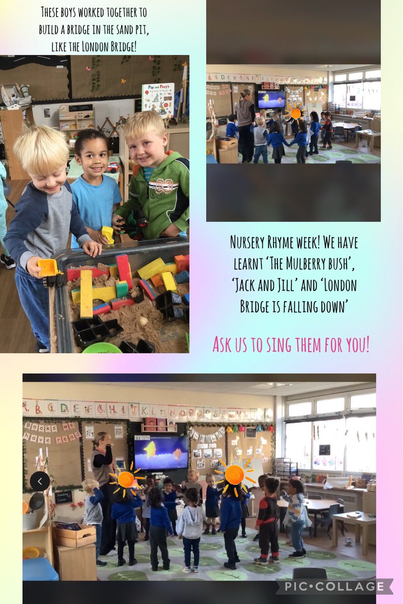 Nursery rhyme week has finished, we have now moved onto maths! Here are some highlights from last week! ⭐️🌈