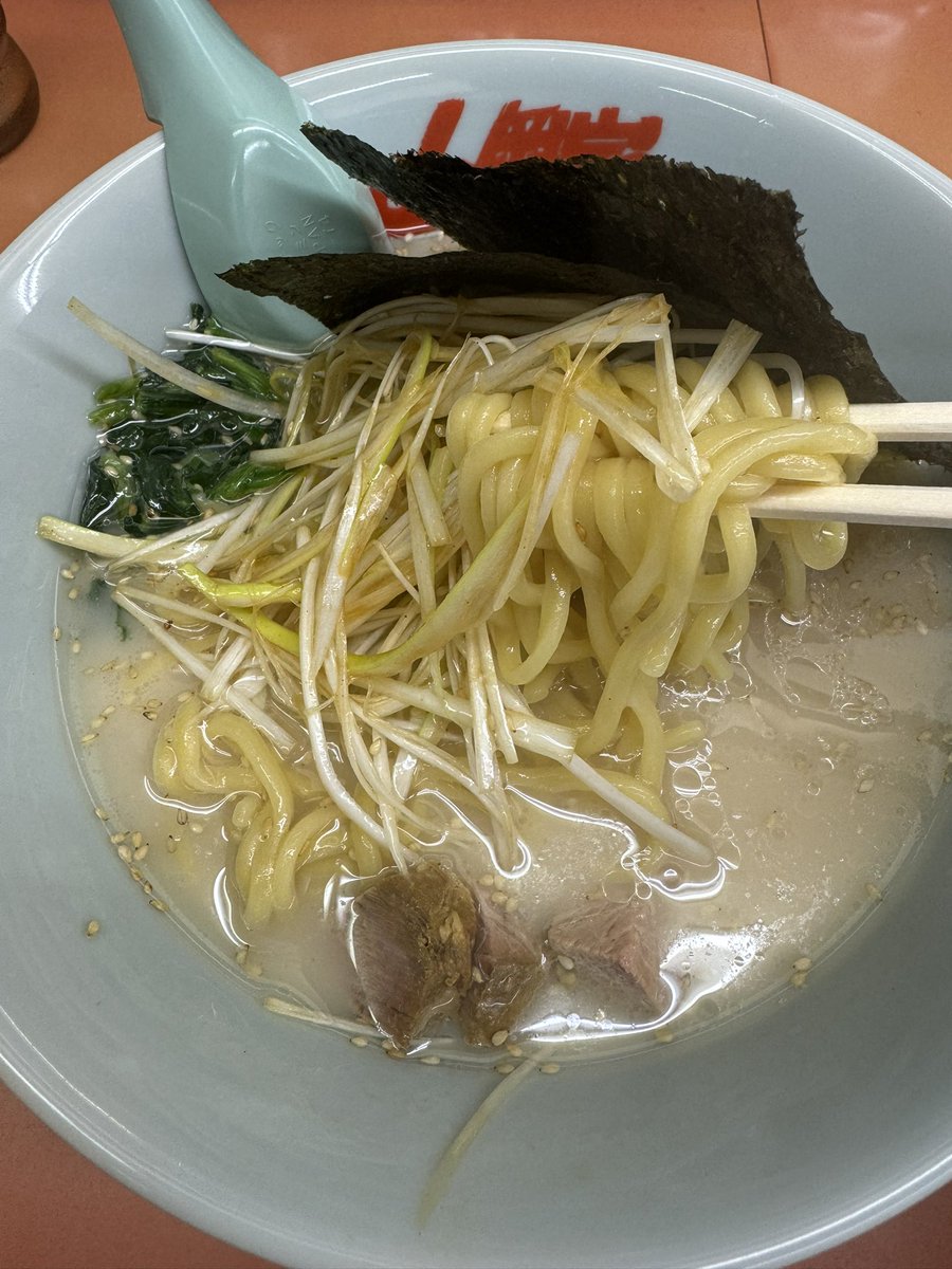 aaabbbddd_vvv's tweet photo. 山岡家（福島県福島市）

塩ネギラーメン🍜

安定の山岡家で食べました😊
塩始めて食べましたが、美味しかった😊

#山岡家　#ラーメン　#塩ラーメン　#福島市 https://t.co/I1tZcGy5qC