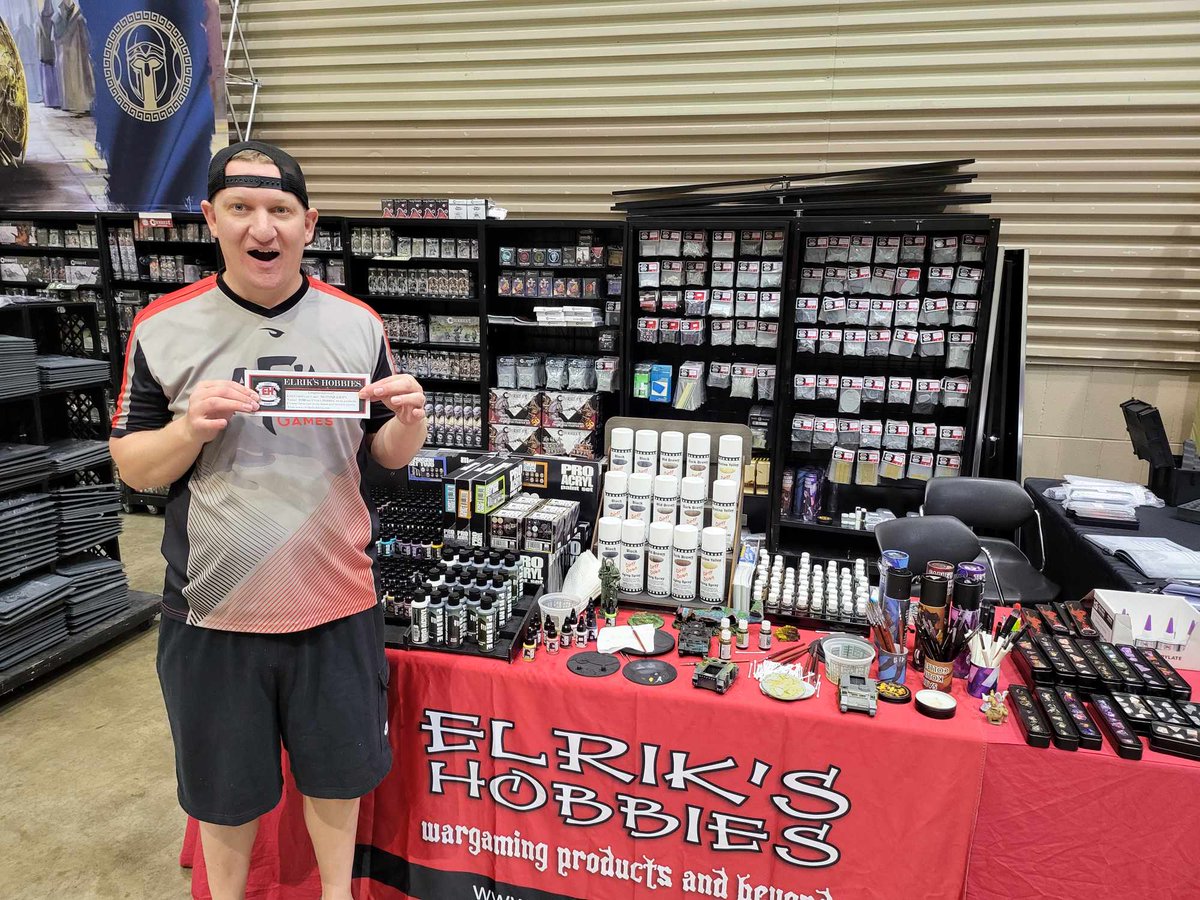 ElriksHobbies's tweet photo. Elrik's Hobbies attended the Michigan GT and a lot of event winners received gift certificates for our resin products. The event grew even more this year. We expect it to be even bigger in 2025. Keep this event on your radar!
#elrikshobbies #michigangt #secretweaponminiatures https://t.co/0dMOQdv5He