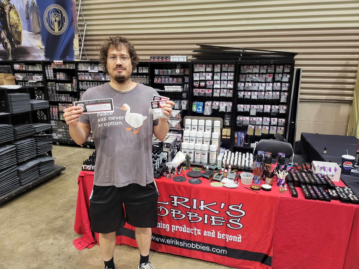 ElriksHobbies's tweet photo. Elrik's Hobbies attended the Michigan GT and a lot of event winners received gift certificates for our resin products. The event grew even more this year. We expect it to be even bigger in 2025. Keep this event on your radar!
#elrikshobbies #michigangt #secretweaponminiatures https://t.co/0dMOQdv5He