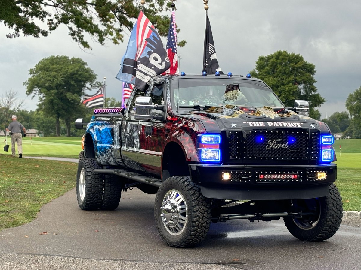 VFRFoundation's tweet photo. The 3rd Annual VFR Foundation Golf Outing is here! Join us at the Canterbury Golf Club as we tee off for a great cause. Look for founder Dave Knott, our First Responders, the Howling Heroes officers and their  dogs. A big thank you to our sponsors. #VFRGolfOuting #supportveterans https://t.co/zkSc2MUa0j