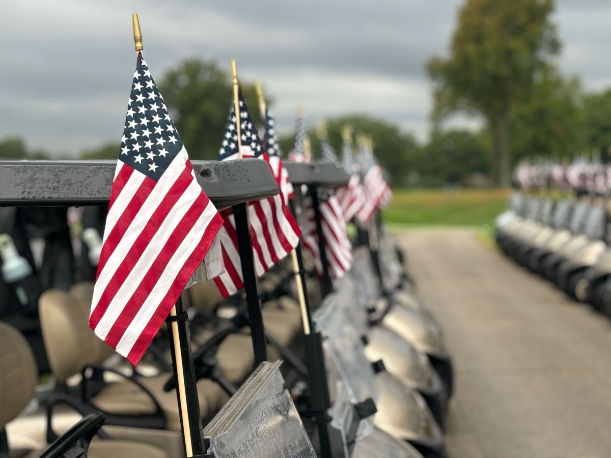 VFRFoundation's tweet photo. The 3rd Annual VFR Foundation Golf Outing is here! Join us at the Canterbury Golf Club as we tee off for a great cause. Look for founder Dave Knott, our First Responders, the Howling Heroes officers and their  dogs. A big thank you to our sponsors. #VFRGolfOuting #supportveterans https://t.co/zkSc2MUa0j
