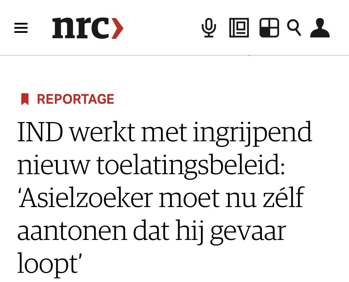 Dit nieuwe beleid zet mensenlevens op het spel.