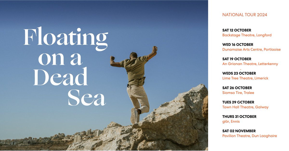 The Floating on a Dead Sea National Tours runs from 12 Octber to 2 November 2024 in venues across the country.

🎟️Check out the performance dates below, and book your tickets from catherineyoungdance.com.