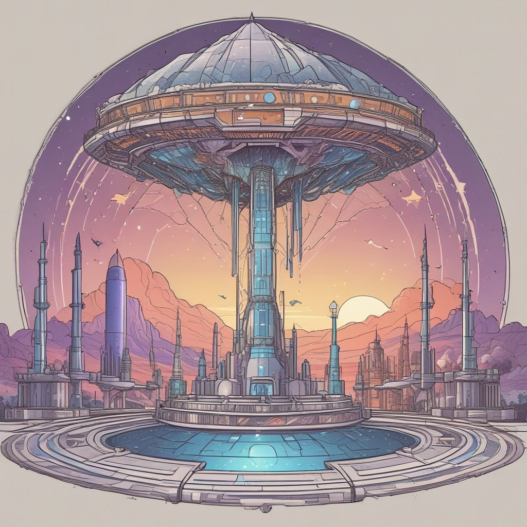 TRunyon58579's tweet image. LHere are the rendered images featuring a diamond-encrusted diallasczer jubulator emitting telepathic wavelengths, Elon Musk&apos;s Bitcoin rigs, intricate jeweled schematics, SpaceX rockets, and a celestial morning star. Let me know if you need anything else!
#askai #chataskai #codew