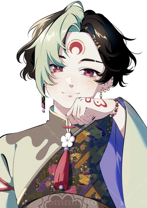Bust up simple shade commission for SuohJin Thank you!#meuw_commission 