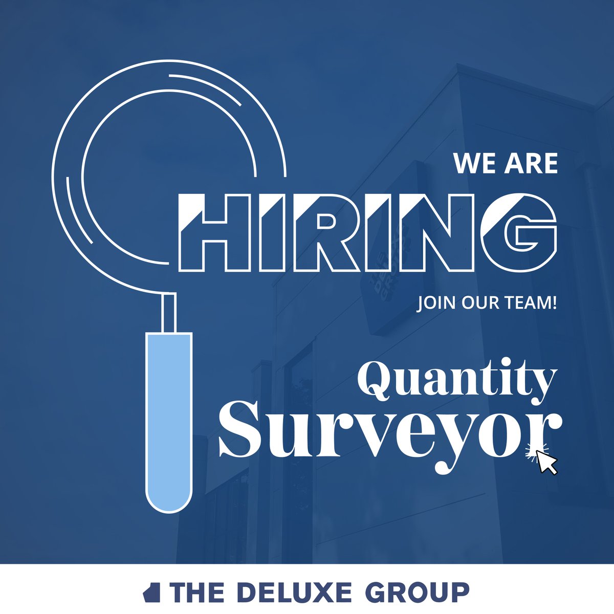 We’re Hiring! Quantity Surveyor 
Join us at The Deluxe Group to manage high-end projects and collaborate with our Project Management team. Passion for precision? To apply now or find out more, email ruth.smyth@thedeluxegroup.com

#Hiring #QuantitySurveyor #TheDeluxeGroup