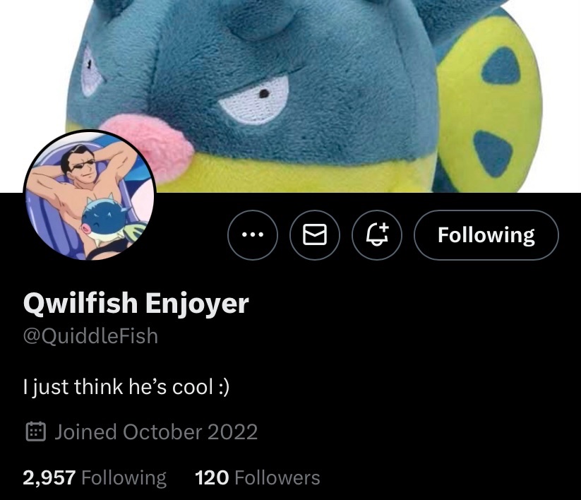 Huiddlefish's tweet image. So now that I got my actual main back I think I’m just going to make this account my main and the OG my alt going forward(this account has more than double the followers compared to my OG after all, lol)