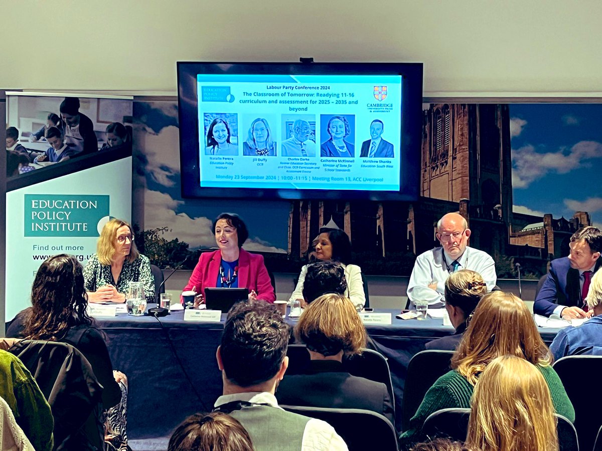 Catherine McKinnell MP (@cmckinnellmp) on Twitter photo At Conference #Lab24 & an excellent @EduPolicyInstit & <a href="/CambridgeUP/">Cambridge University Press</a> panel discussion on the future of the 11-16 curriculum.
This govt wants to capture the strength of every child & we will deliver a broad & rich curriculum to achieve this in every school. At Conference #Lab24 & an excellent @EduPolicyInstit & <a href="/CambridgeUP/">Cambridge University Press</a> panel discussion on the future of the 11-16 curriculum.
This govt wants to capture the strength of every child & we will deliver a broad & rich curriculum to achieve this in every school.