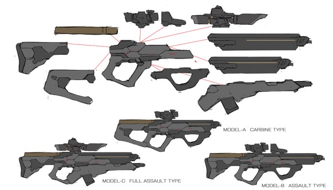 武装シスターの銃を考えてたらノリノリになってきて設定が膨れ上がる。 