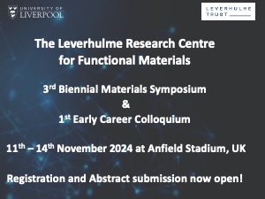 Digital Discovery (@digital_rsc) on Twitter photo Poster abstract submission for the @LC_Mater_Desig <a href="/LeverhulmeTrust/">The Leverhulme Trust</a> Biennial Materials Symposium closes 30 September. Best poster awards are sponsored by Digital Discovery, <a href="/ChemicalScience/">Chemical Science</a> and <a href="/RSC_ReactionEng/">Reaction Chemistry & Engineering</a>. Don't miss your chance to take part: liverpool.ac.uk/leverhulme-res… Poster abstract submission for the @LC_Mater_Desig <a href="/LeverhulmeTrust/">The Leverhulme Trust</a> Biennial Materials Symposium closes 30 September. Best poster awards are sponsored by Digital Discovery, <a href="/ChemicalScience/">Chemical Science</a> and <a href="/RSC_ReactionEng/">Reaction Chemistry & Engineering</a>. Don't miss your chance to take part: liverpool.ac.uk/leverhulme-res…