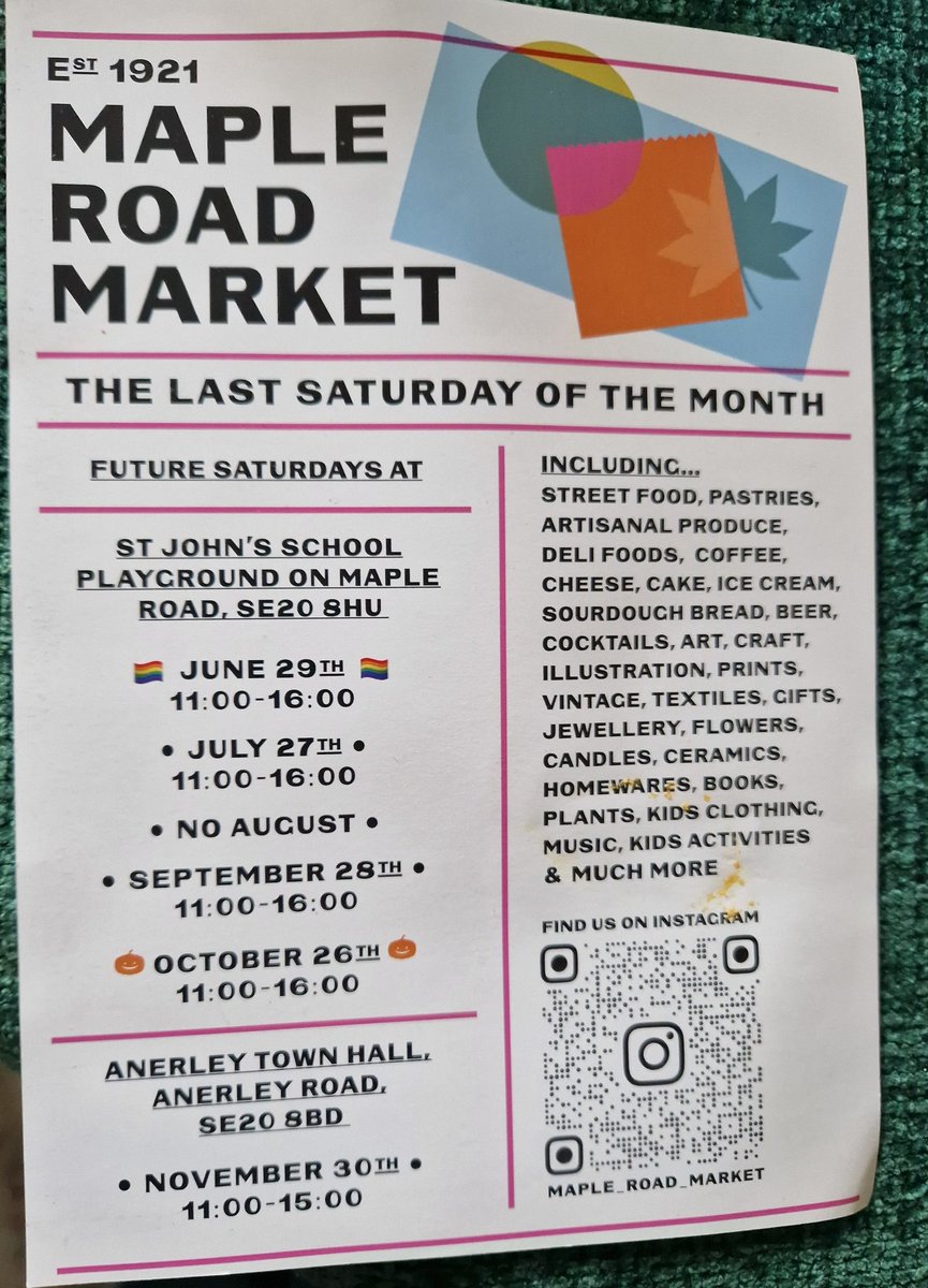 PengeTrail's tweet photo. Maple Road Market rides again: September, October, November. https://t.co/pDaasen0f8