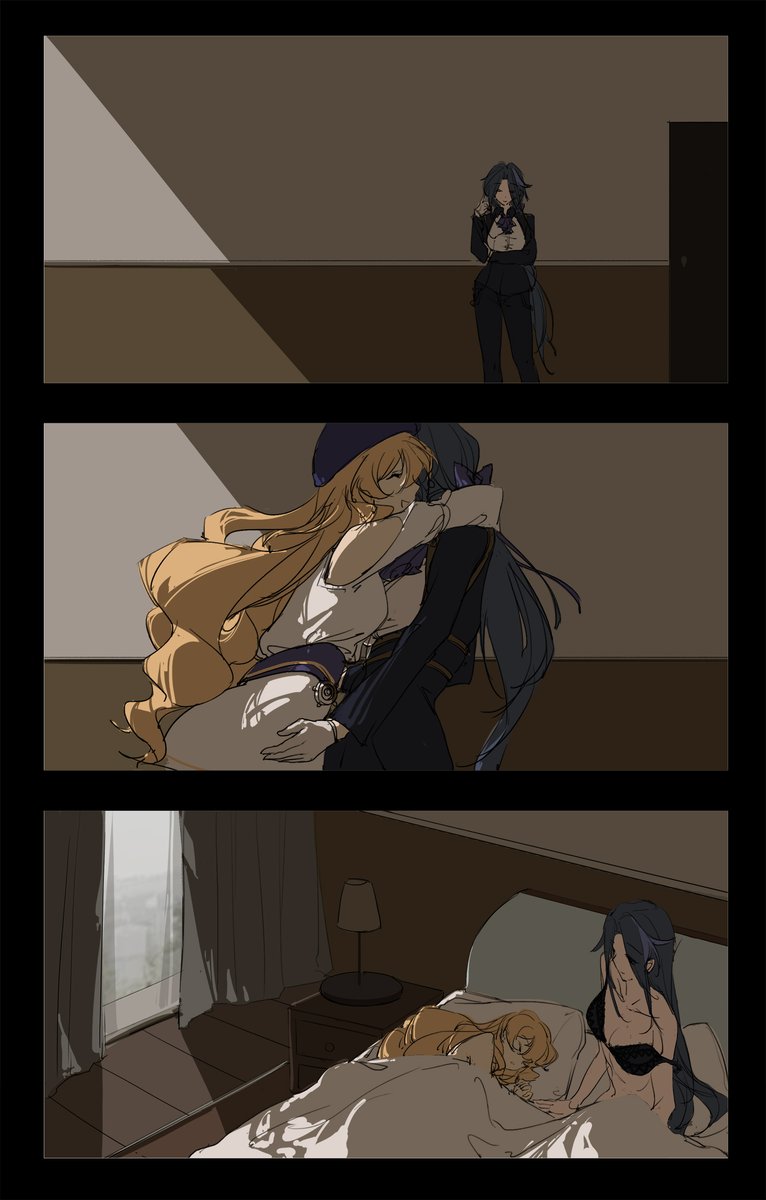 #clorivia 
 "I miss you... "
 "me too..."