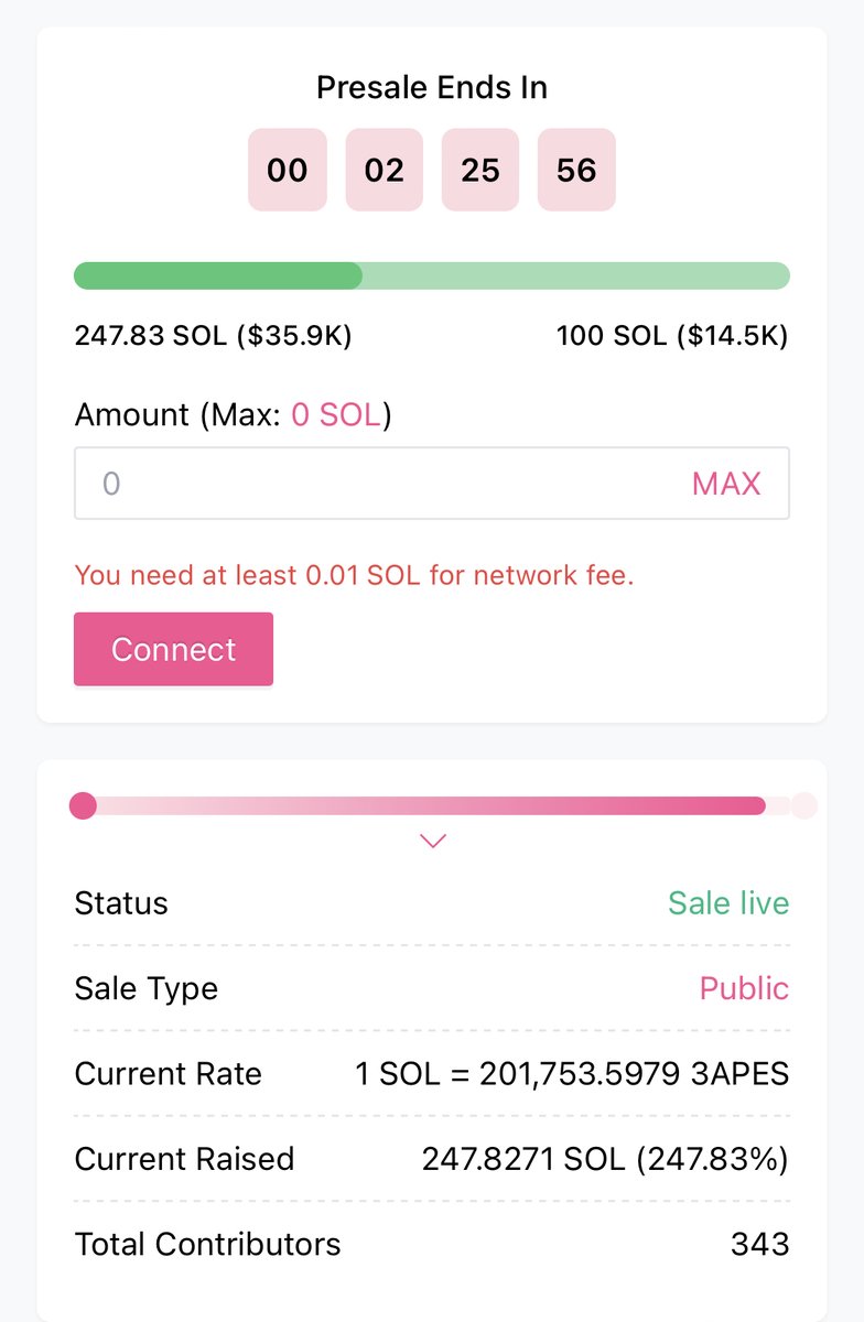 🚀🔥 The clock is ticking – the presale ends in just a few hours! 🕒 Don’t miss your chance to join before it’s too late! 🌕🐒 Jump in now and secure your spot with the Apes before we take off! 💥 #Elonmusk #Crypto #memecoin 

BUY: pinksale.finance/solana/launchp…