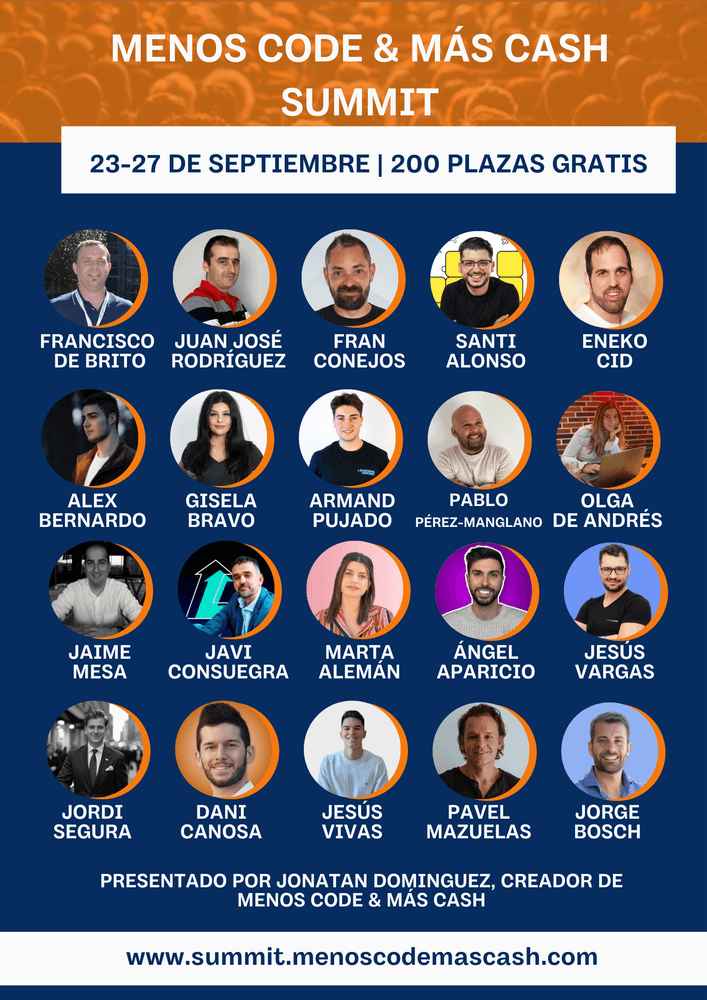 gisela_bravoc's tweet photo. YA ha empezado una serie de contenidos súper interesantes (y luego estoy yo) sobre #NoCode  desde diferentes prespectivas y por diferentes profesionales

¡Apúntate para ver semejantes entrevistas!

Todo gracias a la organización de @JonatanNoCode 🙌🏻 https://t.co/rPu3g3SUyj