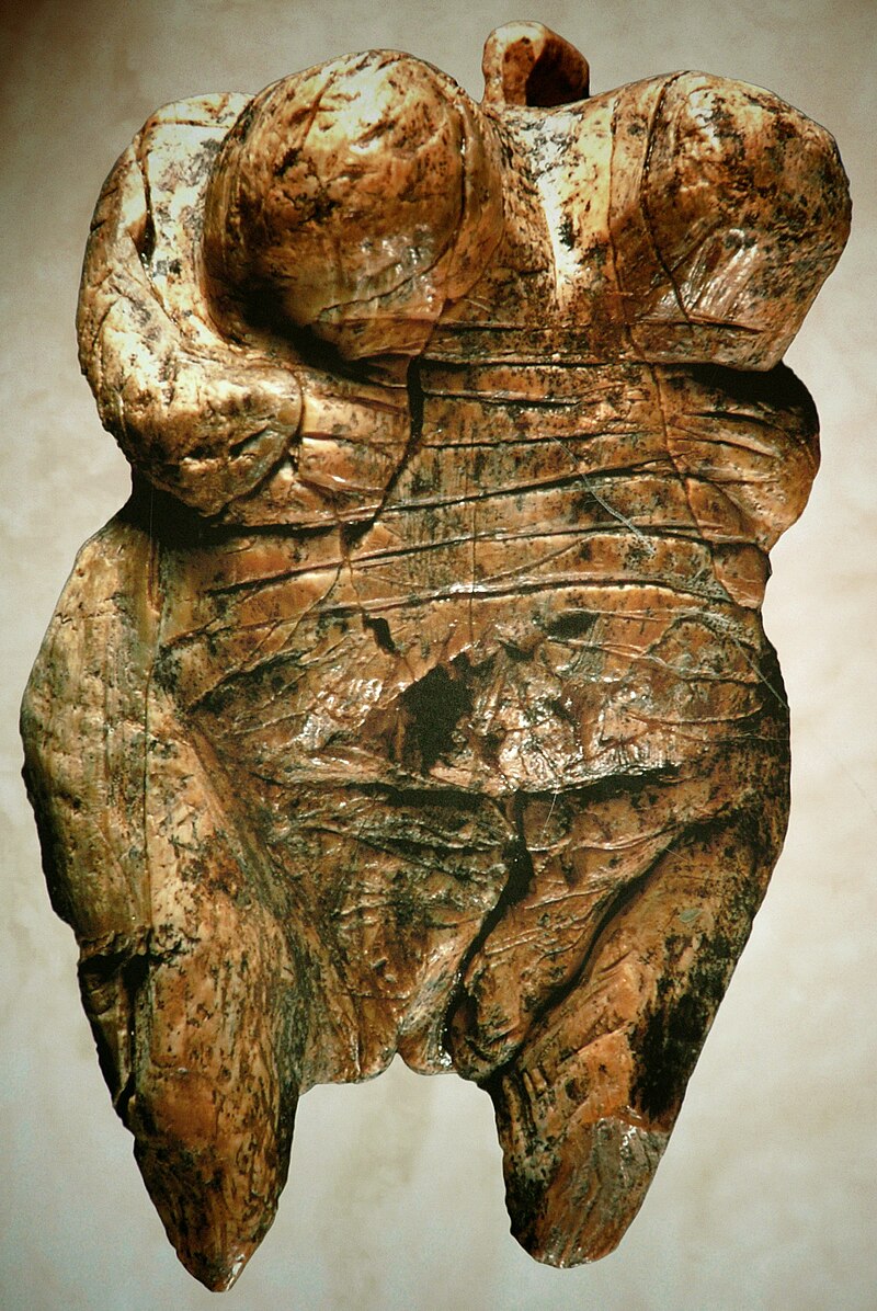 Prehistoric art
The Venus of Hohle Fels, dated circa 41,000 BP.