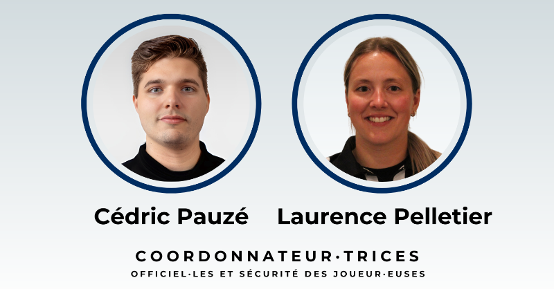 HockeyQuebec's tweet photo. Félicitations et bienvenue à nos nouveaux coordonnateur·trices, 𝗖𝗲́𝗱𝗿𝗶𝗰 𝗣𝗮𝘂𝘇𝗲́ et 𝗟𝗮𝘂𝗿𝗲𝗻𝗰𝗲 𝗣𝗲𝗹𝗹𝗲𝘁𝗶𝗲𝗿! 🏒✨

Cédric entre en poste dès aujourd'hui, tandis que Laurence rejoindra l'équipe à partir du 30 septembre.
