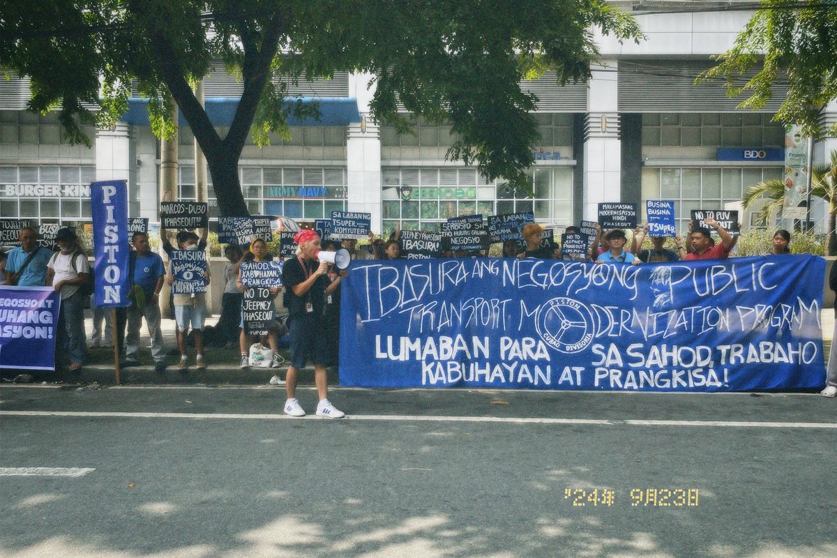 elijah_dakom's tweet image. sa laban ng tsuper, kasama ang komyuter! ✊💙

sumama at makiisa sa laban ng tsuper bukas, 24 September! magwewelga tayo! ✊💙

#NoToJeepneyPhaseout
