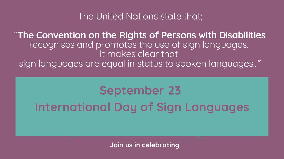 DPA_arts's tweet photo. #InternationalDayofSignLanguages 
#23september 
#SignLanguages 
#IDSL https://t.co/TsHJ81Cwa7