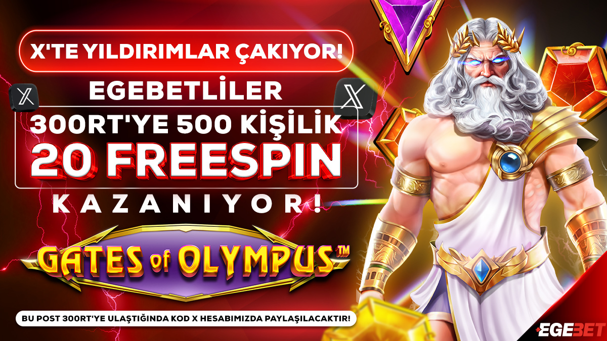 ‼ BU POST 300RT'YE ULAŞINCA KOD X'TE PAYLAŞILACAKTIR ‼

☄ EGEBET'TE YILDIRIMLAR ÇAKIYOR 🥰

⚡ GATES OF OLYMPUS ⚡

💎 OYUNUNDA GEÇERLİ💤

🎇 5️⃣0️⃣0️⃣ KİŞİYE 🥳

⚡ 2️⃣0⃣ FREESPIN ‼

🫠 KODUNU HEMEN KAP🏖