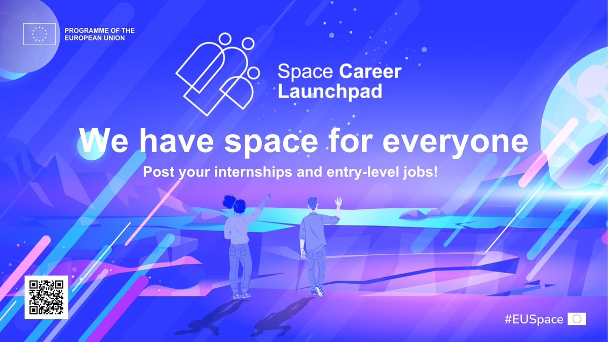 🚀 Attention space industry stakeholders – are you looking for:
👩‍🏭Engineers,🧑‍🎨designers,🧑‍💻coders,👩‍💼business developers,👩‍🔬scientists,🧑‍🚀explorers..?
Post your internship or entry level job, and find your ideal candidates at the Space Career Launchpad
🔗 starseu.net/spacecareer/