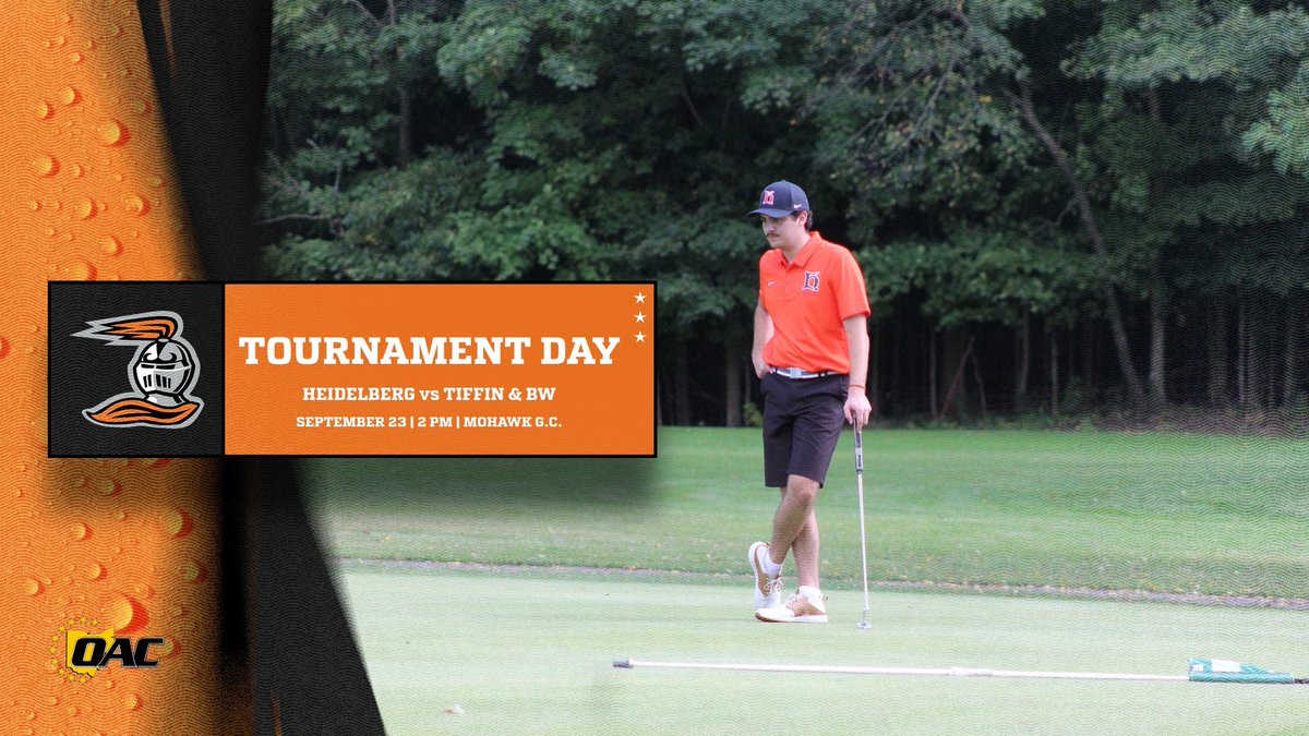 Tournament Day! 

Show up and show out for Heidelberg’s home match against Baldwin Wallace and Tiffin! We kick things off at 2pm today over at Mohawk Golf Club! 

#GoBerg