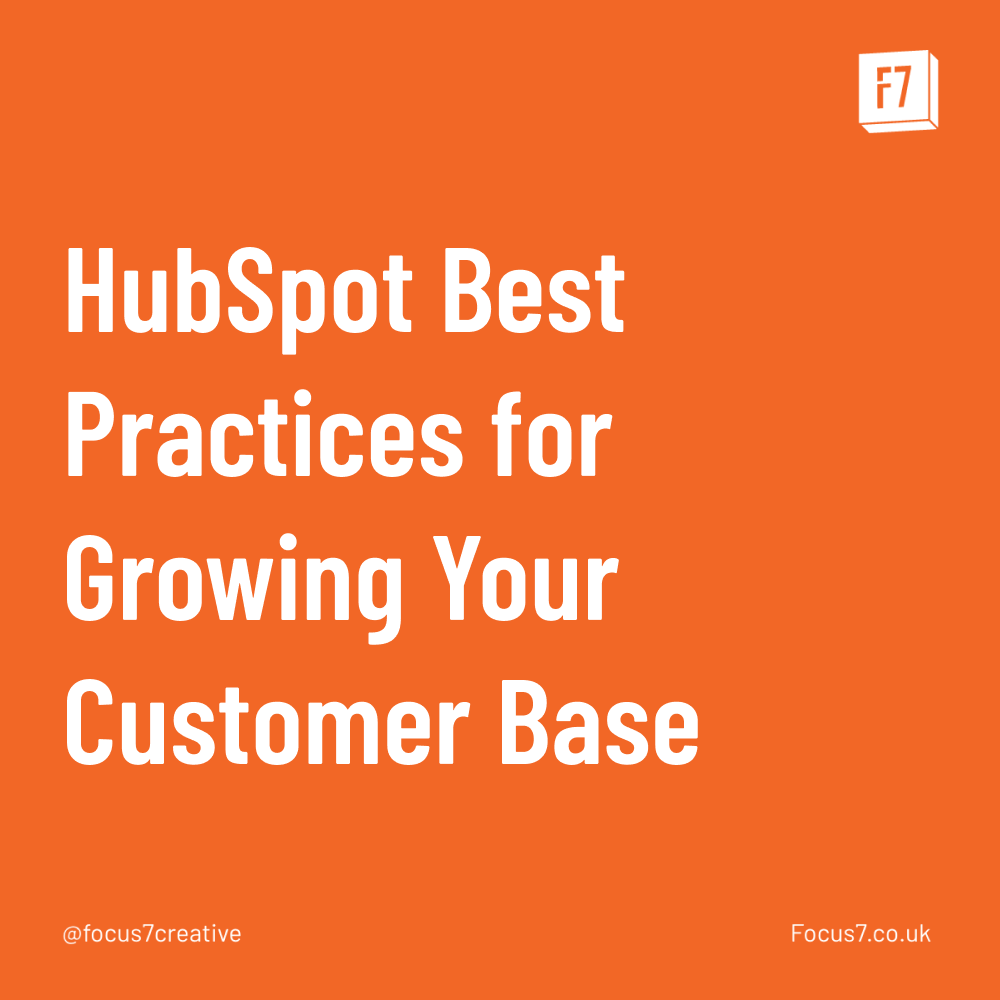 📈 Grow your customer base with HubSpot best practices! Engage, attract, and retain effectively. 🤝 Comment or DM us!

Stay updated! Subscribe to our newsletter 👉 hubs.la/Q02MkZmG0

#CustomerGrowth #HubSpot #Focus7