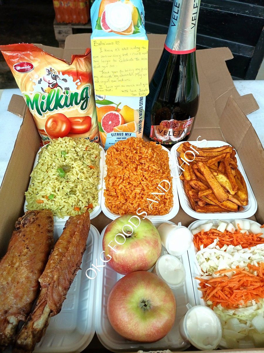 OLUWAFEYIKEMISOLA β πΊ π (@hebonii25) on Twitter photo What's there not to love about love π, I mean...I am a lover girl myself, so why not do proper justice to this anniversary foodbox
Let's totori your swithrt with goodness from <a href="/Okg_chops/">Okgfoodsandchops/ Lagos (PBD1252)</a> and see them loving you the more β€οΈ
OKG FOODS AND CHOPS π
#okg #pagesbydamicommerce What's there not to love about love π, I mean...I am a lover girl myself, so why not do proper justice to this anniversary foodbox
Let's totori your swithrt with goodness from <a href="/Okg_chops/">Okgfoodsandchops/ Lagos (PBD1252)</a> and see them loving you the more β€οΈ
OKG FOODS AND CHOPS π
#okg #pagesbydamicommerce