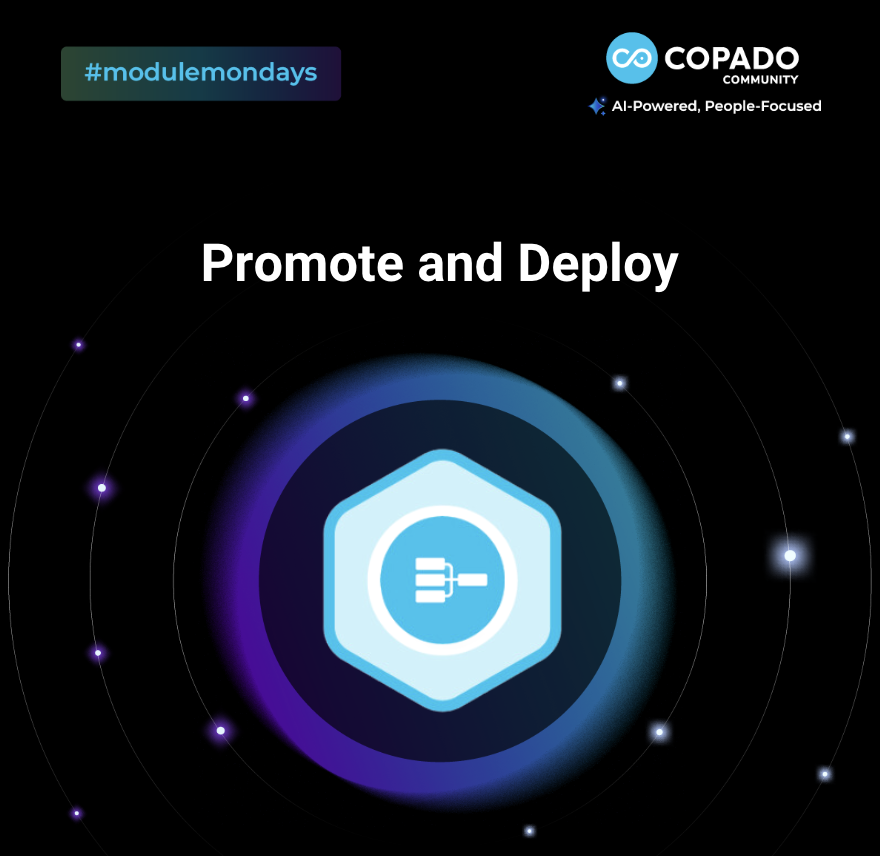 CopadoSolutions's tweet image. 🚀 Level Up Your Copado Skills: Master Promote &amp;amp; Deploy with this week&apos;s #ModuleMonday! 🚀

Learn about promote and deploy within Copado Source Format, and the step by step process of promoting and deploying your metadata changes in Salesforce: ow.ly/mqLv50TrSoZ