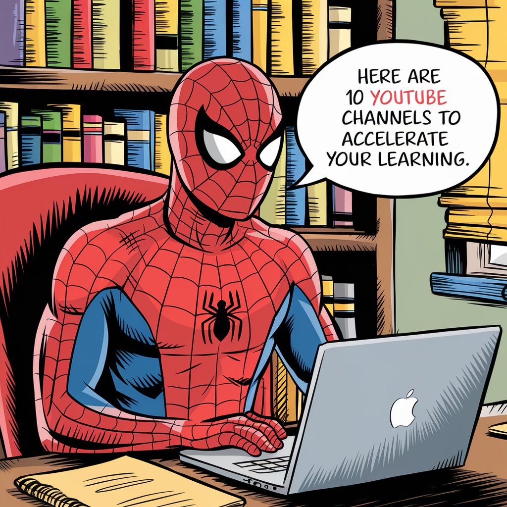 shushant_l's tweet photo. YouTube has more than 50,000,000 channels.

Sadly 97% of people waste their time on bad ones.

Here are 10 YouTube channels to accelerate your learning: https://t.co/hFV3bZTA7r