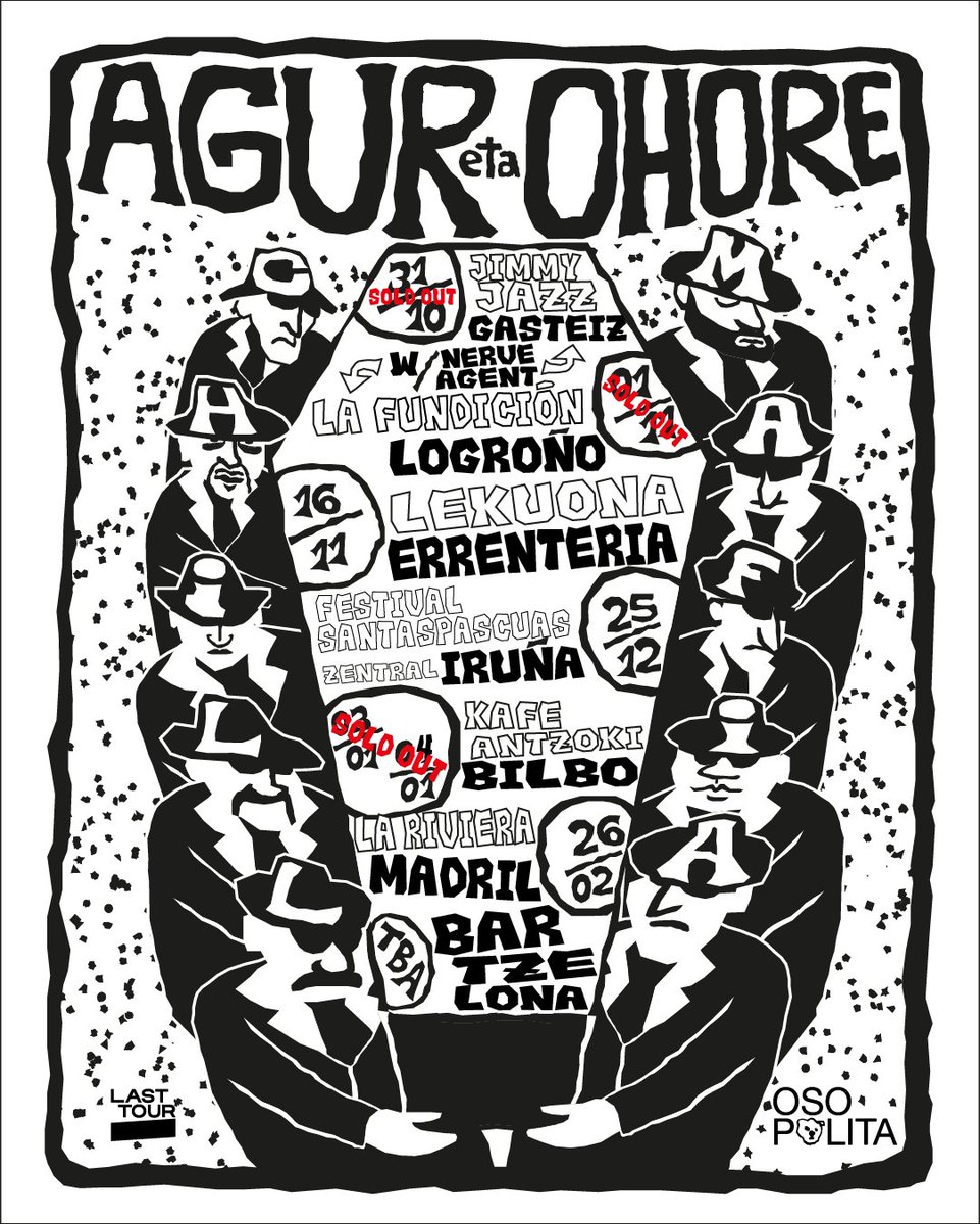 Milesker guztioi 🫣🫣 Laister errenteria eta bartzelonako daten salmenta linka eskuragai 😘 Momentuz Madrilen eta Iruñean sarrerak geratzen dirá ❣️❣️ 

SARRERAK 👉👉👉👉👉linktr.ee/CHILLMAFIARECO…