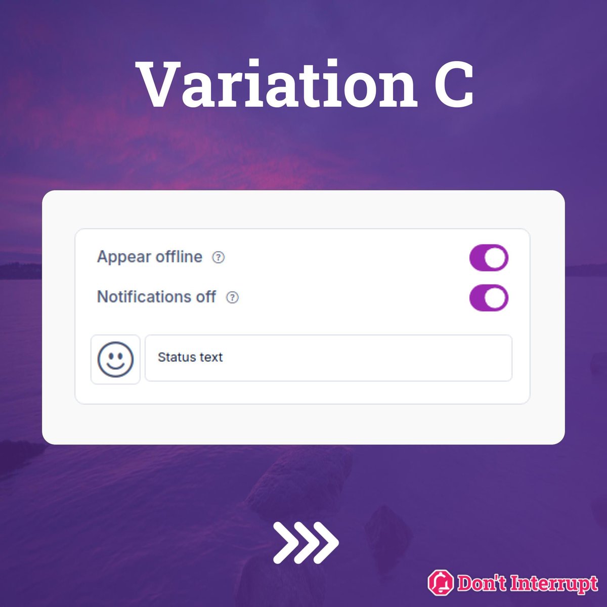 Please help! We are redesigning our most important component, the action settings box. There are 3 variations (A, B and C), please let us know by replying which variation you prefer (and ideally why).