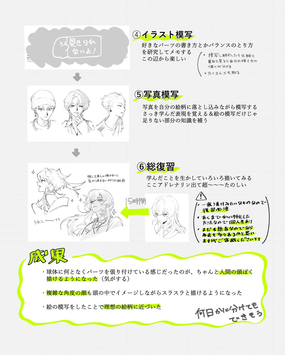 osakana_mamire's tweet photo. めちゃ良い人体の練習法見つけたので共有📝 https://t.co/4sZ3axad2h