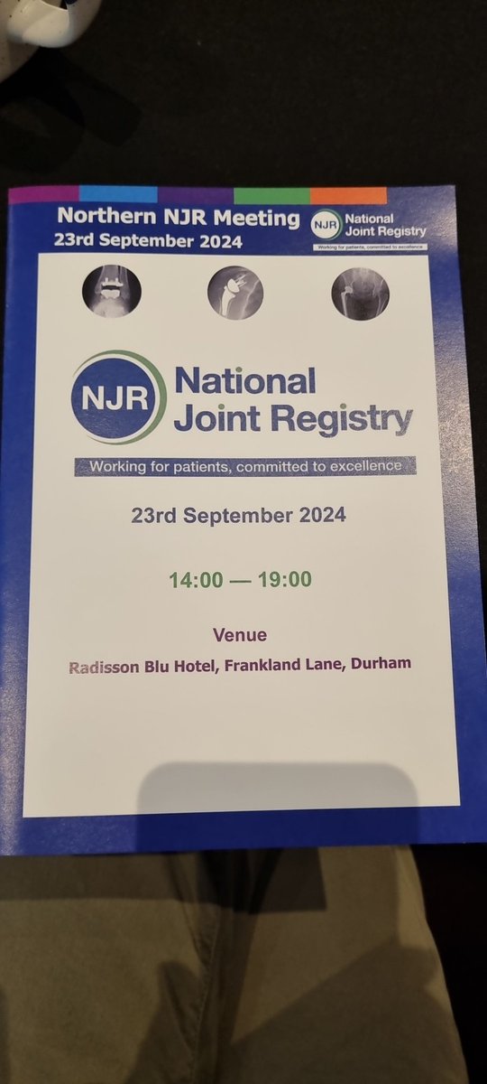 Sunderland Orthopaedics (@sunderlandorth1) on Twitter photo Delighted to see so many of the consultant team from around the region plus our ST colleagues in the audience as Sunderland surgeon Mr Krishnan gets the Northern <a href="/JointRegistry/">NJR</a> Meeting underway. Lots to learn!
<a href="/BritOrthopaedic/">BOA</a> <a href="/NorthumbriaOrth/">Northumbria Orthopaedics</a> <a href="/Orthnorth1/">Orthnorth Teaching & Education Association</a> Delighted to see so many of the consultant team from around the region plus our ST colleagues in the audience as Sunderland surgeon Mr Krishnan gets the Northern <a href="/JointRegistry/">NJR</a> Meeting underway. Lots to learn!
<a href="/BritOrthopaedic/">BOA</a> <a href="/NorthumbriaOrth/">Northumbria Orthopaedics</a> <a href="/Orthnorth1/">Orthnorth Teaching & Education Association</a>