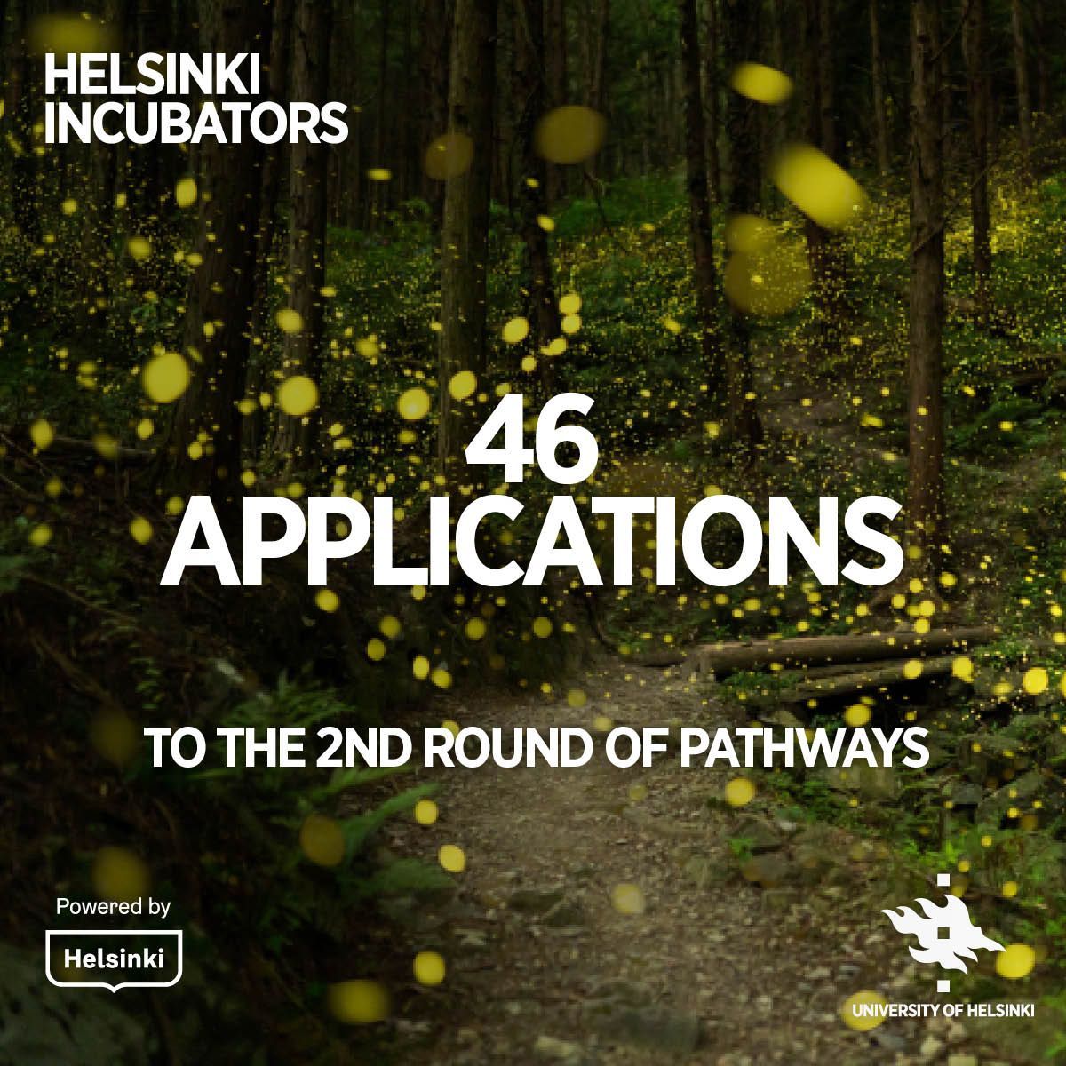 We are thrilled to announce that we’ve received 46 applications for the <a href="/helsinkiuni/">University of Helsinki</a> entrepreneurship programme, Pathways! 🙌 🗺️ We can't wait to see the incredible innovations that come out of this 2nd round of the programme.💫
