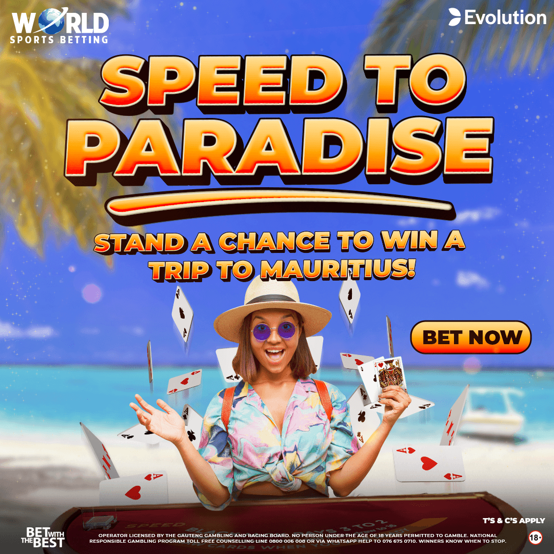 WorldSportsBet's tweet image. Last Few Days to Win a Dream Getaway to Mauritius! 🌴

Play Evolution’s Classic Speed and Speed Blackjack, and you and a partner could escape to a luxurious 5-night stay in tropical paradise this September! 🏖️

How to enter: ow.ly/Eoer50TnNSl

#WinATrip #MauritiusGetaway