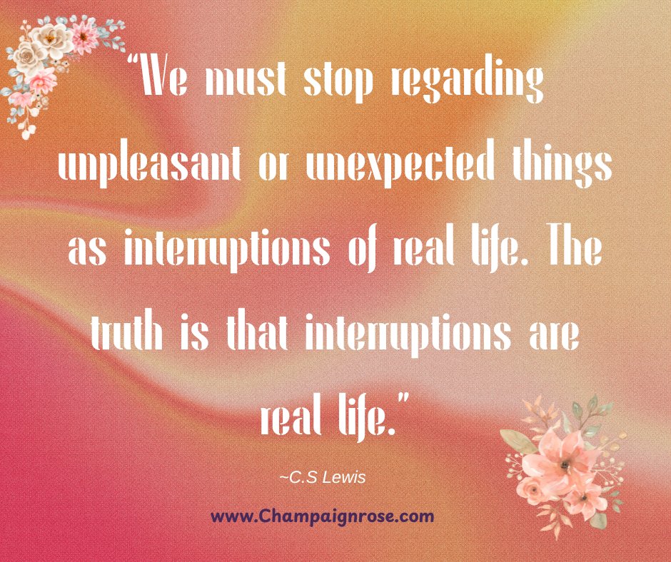 Life isn't what happens between interruptions. It's the interruptions themselves. Embrace the unplanned—it's writing your unique story. 🥰
Have a POWERFUL week, friends!
~Rose
.
.
.
#EmbracetheUnexpected #ChangeisGood #MotivationMonday #Champaignrose #RosePriceRealtor