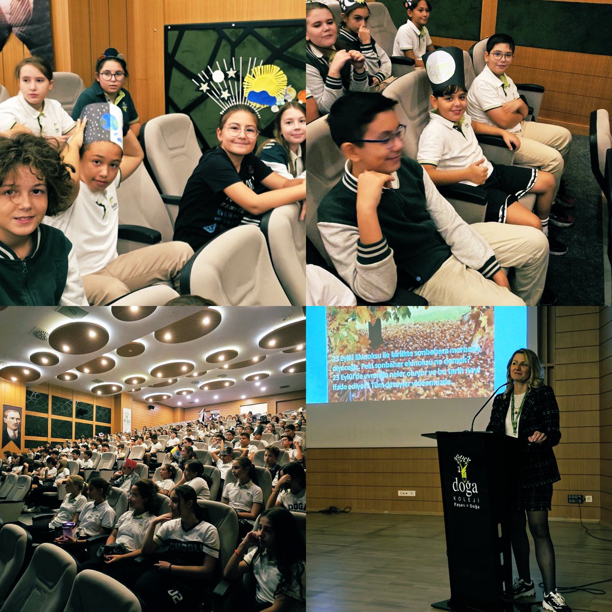 23 Eylül Sonbahar Ekinoks etkinliği kapsamında öğrencilerimiz,
siyah- beyaz kıyafetler giyinerek, yaratıcı şapka ve taç tasarımlarıyla gece- gündüz eşitliği ile ilgili farkındalık oluşturdular 🌏🌙🌚🌝🌟
<a href="/cigdemmolla/">Dr. Çiğdem Mollaibrahimoğlu</a> 
<a href="/cigdemkarakas16/">Çiğdem Karakaş</a> 
<a href="/uckardbuket/">Buket</a> 
<a href="/dogabornovakol/">Doğa Koleji Bornova Kampüsü</a>
