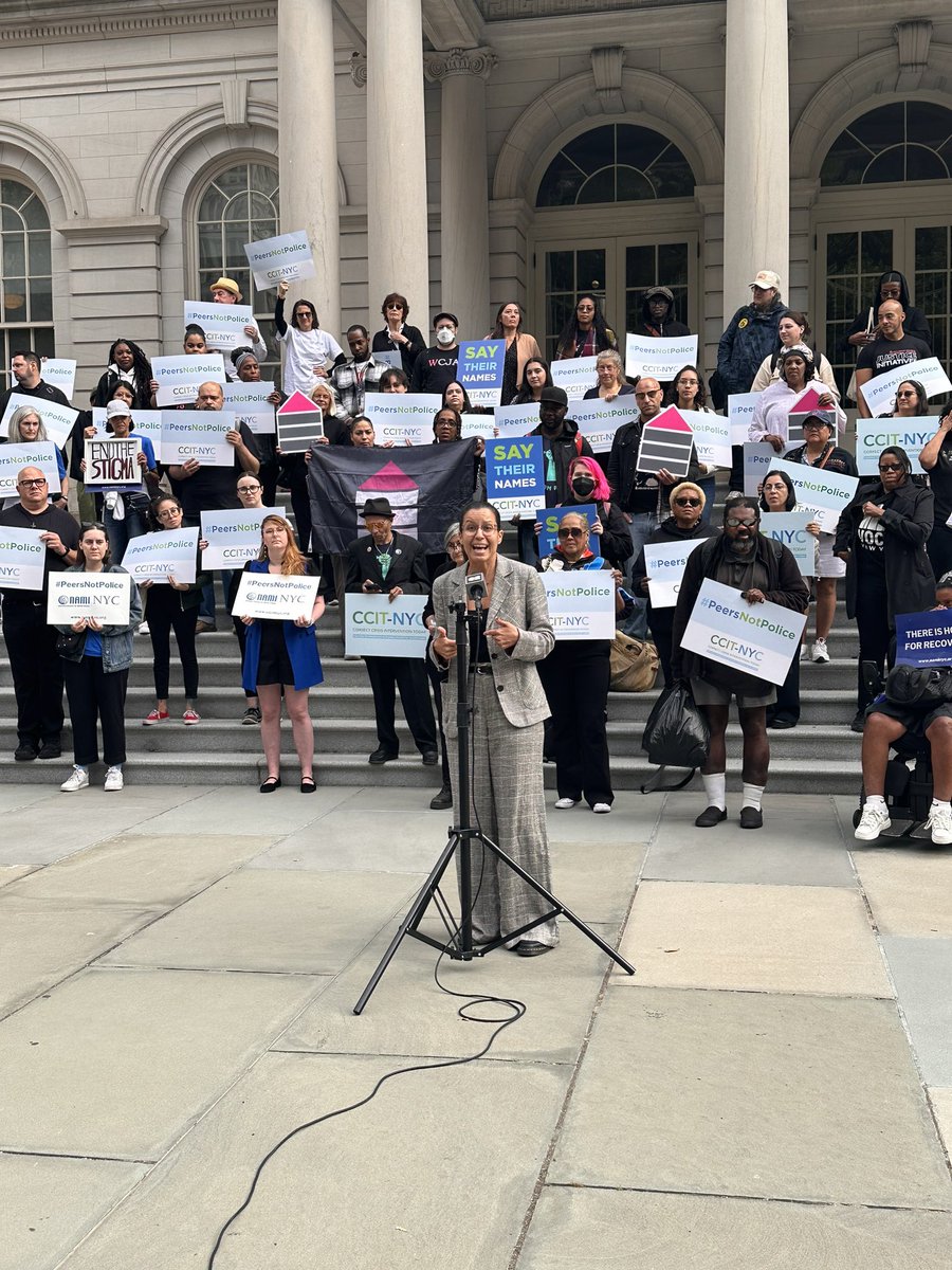 CCITNYC (@ccitnyc) on Twitter photo “We know best practice is peers not police and care not cops. We know that it saves lives and we know it needs to be done,” <a href="/CabanD22/">Council Member Tiffany Cabán (D22)</a> at our #PeersNotPolice rally “We know best practice is peers not police and care not cops. We know that it saves lives and we know it needs to be done,” <a href="/CabanD22/">Council Member Tiffany Cabán (D22)</a> at our #PeersNotPolice rally