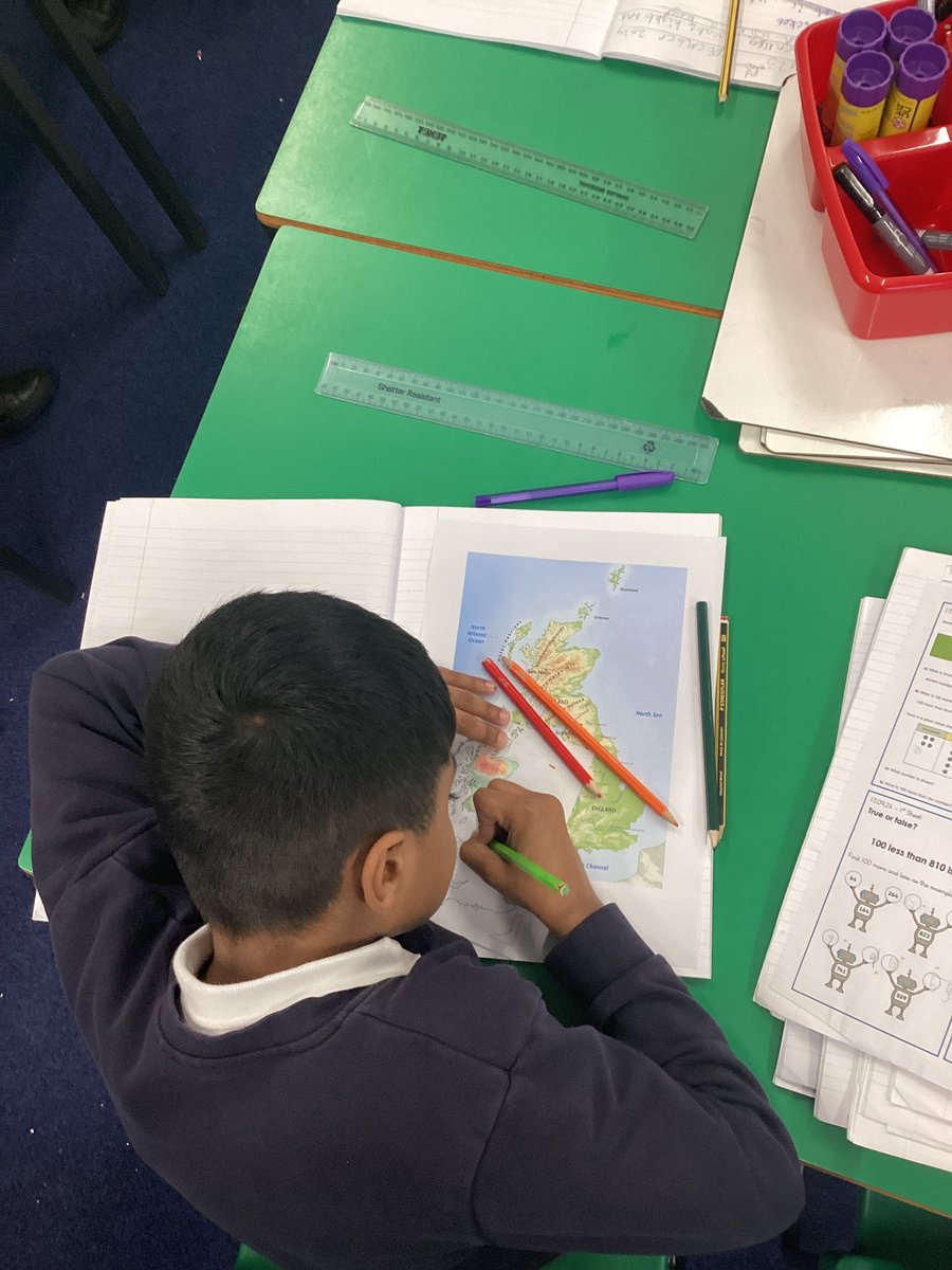 We have been learning about the heights of land using scales of the UK. We had a really good discussion what might happen if sea levels continue to rise too. <a href="/paganelschool/">Paganel Primary</a>