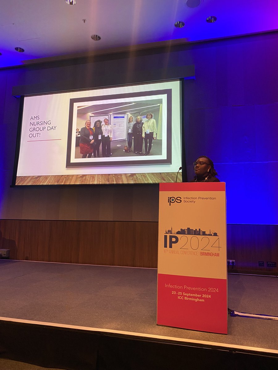 Stewardship is everybody's business. Privileged to introduce <a href="/Sue_Bowler4/">Sue</a> and <a href="/shumimate/">Shumirai Matereke</a> at #IP2024Conf sharing their experiences working as specialist AMS nurses and exploring the broader nursing contribution to antimicrobial stewardship.